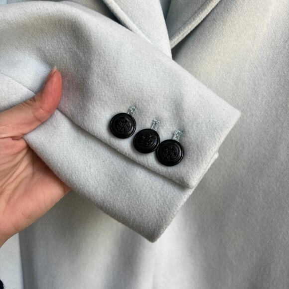 White House Black Market Baby Blue Peacoat Size S - Picture 5 of 9